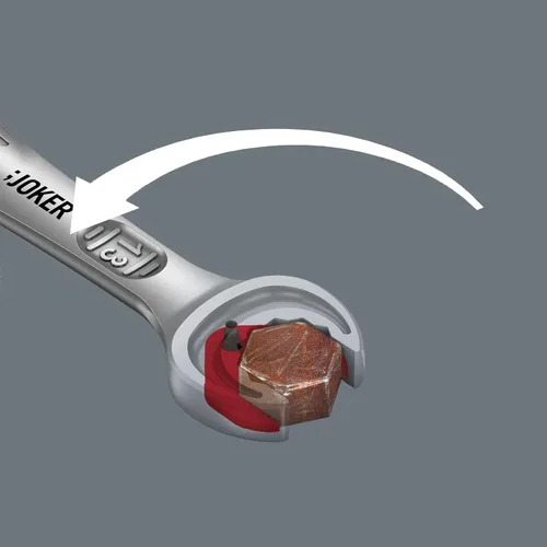 Vista 4 de Wera - 5073287001 4013288167446 Llave combinada de trinquete Joker 3"/0.157x9.685 in, MULTI