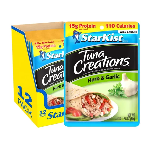 Vista 53 de StarKist Tuna Creations Ginger Sesame - Sabor de jengibre y sésamo para atún