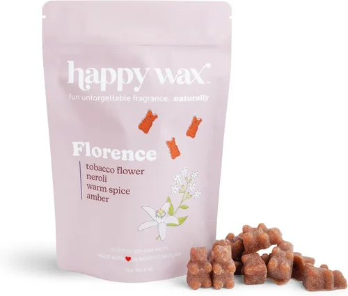 Vista 8 de Happy Wax Cera perfumada de piña y mango, cera de soja natural, de larga duración, no tóxica, 4 onzas