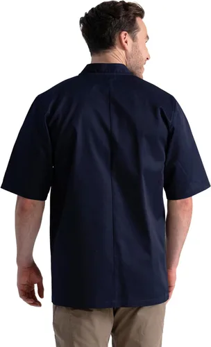 Vista 2 de Chef Works Chaqueta de Chef Unisex Volnay Azul marino