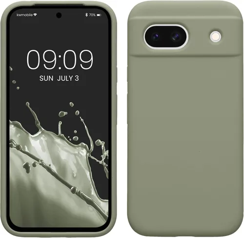 Vista 136 de kwmobile Funda Compatible con Google Pixel 6 Pro - Funda de Teléfono de Silicona TPU con Acabado Suave - Azul Caribe