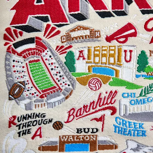 Vista 3 de Bolsa con cremallera Parent South College, Arkansas Razorbacks