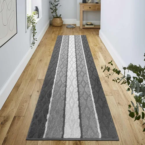 Vista 4 de Tapete de pasillo de corte personalizado, antideslizante, 66 cm. / 26 pulgadas de ancho x tu elección de largo.