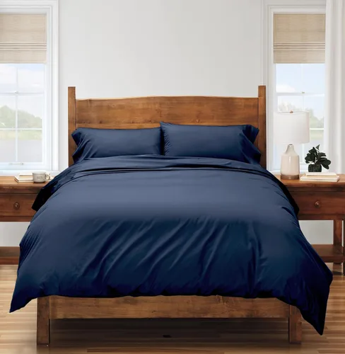 Vista 5 de Cuddledown Heritage - Funda de edredón 100% algodón Calidad Premium Tejido de satén ultrasuave Transpirable Cierre de botón Individual