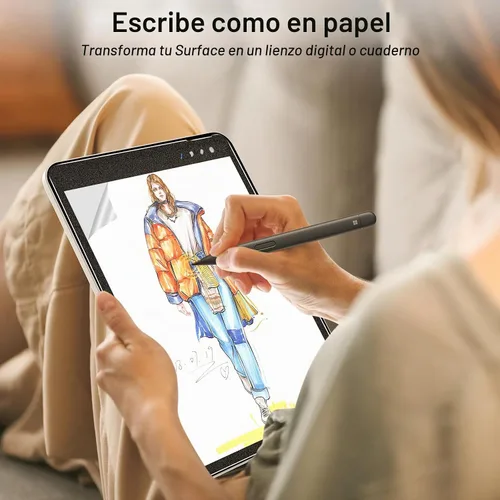 Vista 6 de SPARIN Paquete de 2 protectores de pantalla compatibles con Microsoft Surface Go 3/Surface Go 4/Surface Go 2/Surface Go, vidrio templado, alta