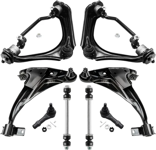 Vista 323 de Detroit Axle - Kit de brazos de control de extremo de 8 piezas para Toyota 2001-2003 Highlander 2002-2003 Camry Lexus ES300, 2 brazos de control