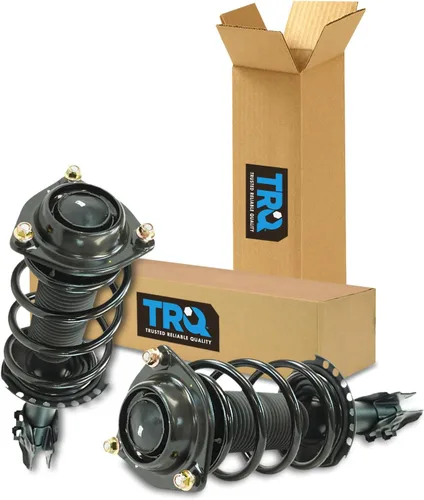 Vista 28 de TRQ - Conjunto de puntal delantero y resorte helicoidal (lados del conductor y del pasajero), para auto
