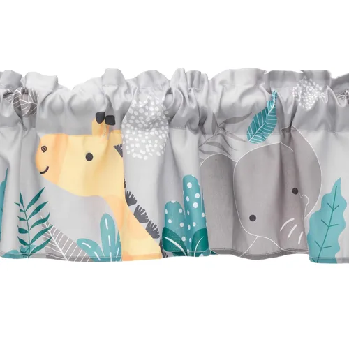 Vista 2 de Bedtime Originals Mighty Jungle - Cenefa para ventana, multicolor (283029)