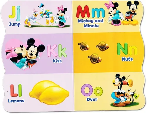 Vista 3 de Disney Libros para niños pequeños – 7 libros de tablero de Disney con Mickey y Minnie Mouse, pato Donald y más Paquete de biblioteca de My First