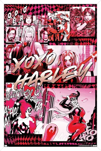 Vista 14 de Trends International DC Comics - Póster de pared de Harley Quinn, Good To Be Bad, 14.725 x 22.375 pulgadas, versión enmarcada de madera de granero