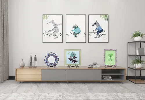 Vista 6 de Soporte de placa de hierro para exhibición, soporte de exhibición de 8 pulgadas con trípode negro ajustable, soporte de exhibición para caballete