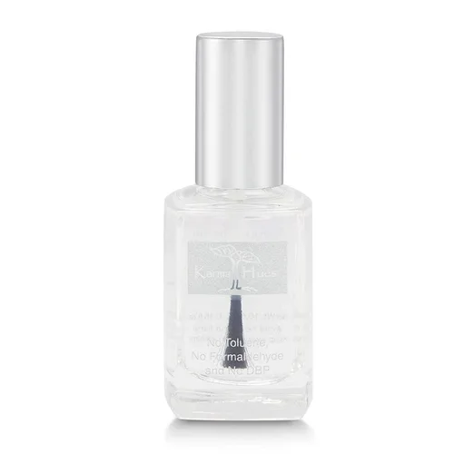 Vista 2 de Karma Organic Removedor de esmalte de uñas y paquete triple de 5 capas base – Quitaesmalte de uñas de lavanda de soja natural (4 onzas líquidas)
