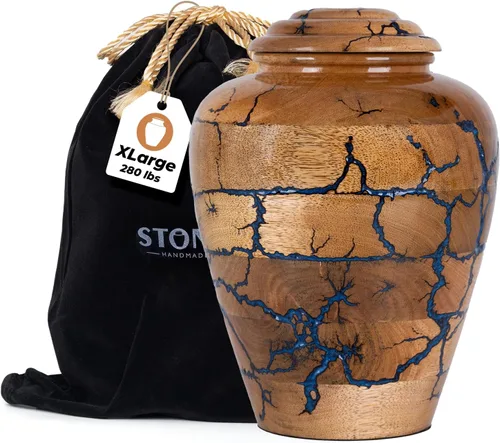 Vista 10 de Urnas de cremación de madera - Urnas Leagcy (corazón pequeño de recuerdo)