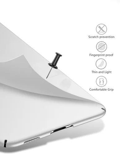 Vista 6 de Bastmei Funda para Samsung Galaxy S21 FE 5G, extremadamente ligera, ultra ligera, súper delgada, protección de cámara, carcasa de PC dura