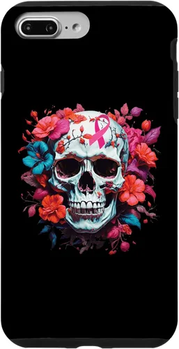 Vista 12 de Breast Cancer Skull Shirt For Women Sugar Skull Pink Ribbon Case for iPhone 16