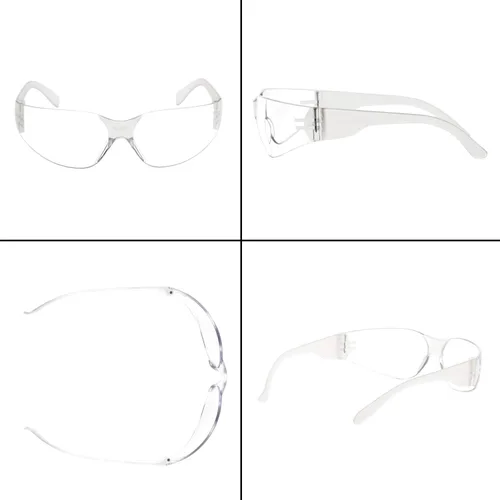 Vista 4 de Paquete de 12 Gafas de Seguridad Certificadas ANSI Z87+ Gafas Protectoras para Hombres y Mujeres con Protección Ocular UV