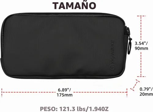 Vista 7 de YKYWBIKE Ciclismo Essentials Funda para teléfono celular, bolsa de herramientas de montaña para Jersey Ebike Bicicletas, impermeable, a prueba
