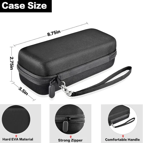 Vista 5 de Funda de viaje para cepillo de dientes compatible con Oral-B Pro 1000, 2000, 3000, 3500, 1500/ para cepillo de dientes eléctrico Philips Sonicare