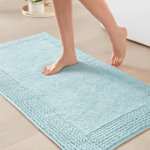 Vista 11 de Madison Park Esplendor - Alfombra reversible 100% algodón copetudo para baño de calidad hotelera de lujo con pelo medio, 3000 GSM, absorbente