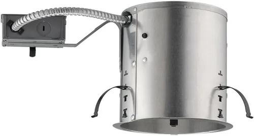 Vista 22 de Juno - Carcasa de luz de techo incandescente de 4 pulgadas para construcción nueva, luz empotrada con clasificación IC con perchas ajustables