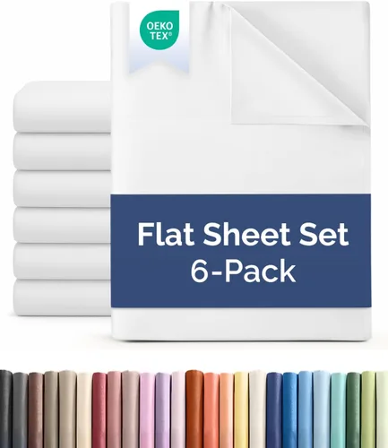 Vista 383 de Sábana encimera de bolsillo profundo, más suave que el algodón egipcio, 1 sábana encimera para colchón tamaño Queen