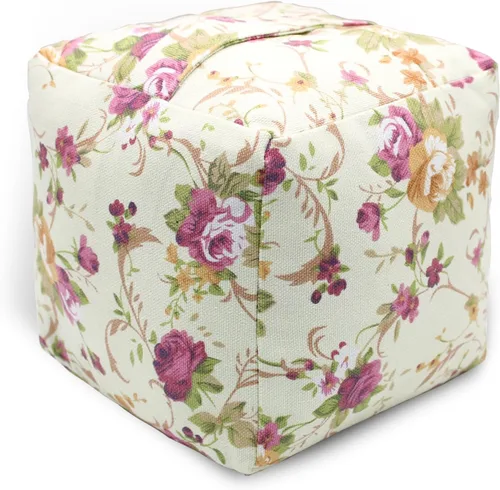 Vista 20 de Tope de Puerta Decorativo con Peso, Tope de Puerta de Tela con Mango, Cubo Cuadrado de Servicio Pesado Tope de Puerta de Piso Protectores de Pared