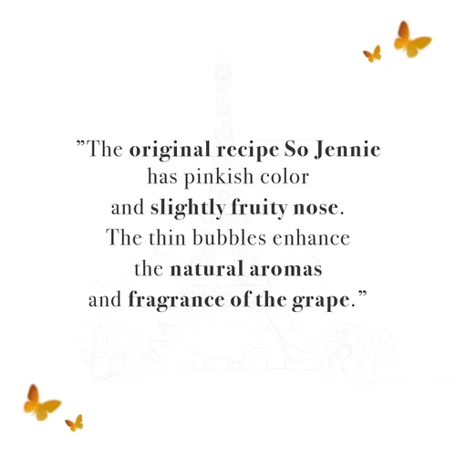 Vista 5 de So Jennie Paris Premium Luxury Bubbles (alternativa al champán sin alcohol) (25.4 fl oz)