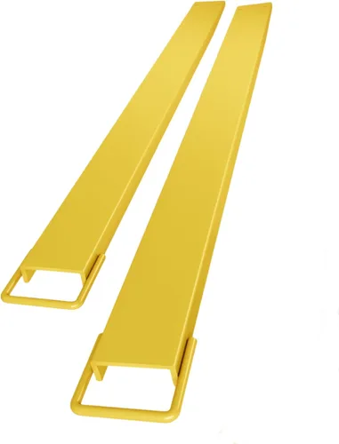 Extensiones de horquilla para carretillas elevadoras, extensiones de carretilla elevadora de 96 pulgadas de largo y 4.5 pulgadas de ancho, accesorio