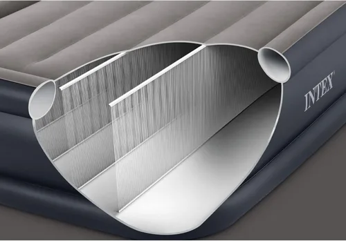 Vista 5 de Intex Pillow Dura-Beam Series Rest Airbed elevado con bomba interna (modelo 2020)