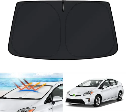 Vista 34 de KUST Parasol para parabrisas para Ford Fusion 2013-2020 2021, accesorios, pantalla de ventana, protector de visera solar, plegable, bloquea