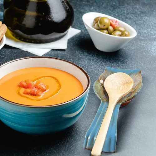 Vista 7 de Soporte para cuchara de búho, soporte de cuchara de cerámica, soporte para utensilios para estufa, encimera de cocina, mesa de comedor, estación