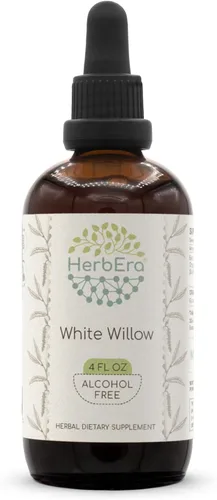Vista 6 de HerbEra White Willow B60 - Tintura de extracto de hierbas sin alcohol, gotas líquidas concentradas de sauce blanco natural (Salix Alba) corteza seca