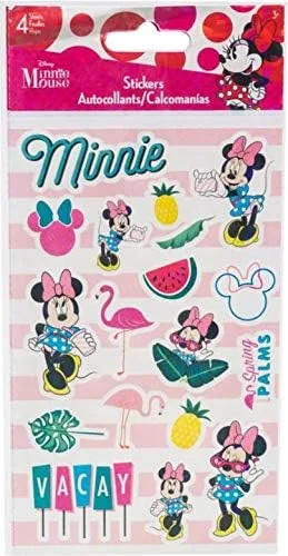 Vista 4 de Disney Mickey y Minnie Mouse libros para colorear y calcomanías de lujo para niños pequeños, paquete incluye 2 libros para colorear, hojas