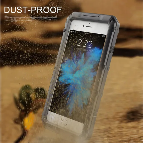 Vista 5 de Mitywah Funda impermeable compatible con iPhone 7 / iPhone 8, resistente y duradera, carcasa protectora de cuerpo completo, protección de pantalla