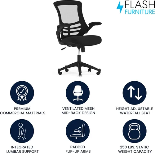 Vista 2 de Flash Furniture - Sillas de malla para oficina
