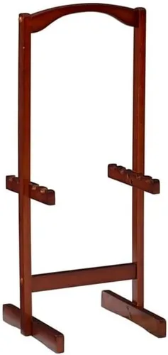 Vista 9 de Pemberly Row Juego de 5 bandejas de mesa plegables de madera de imitación de mármol en color marrón