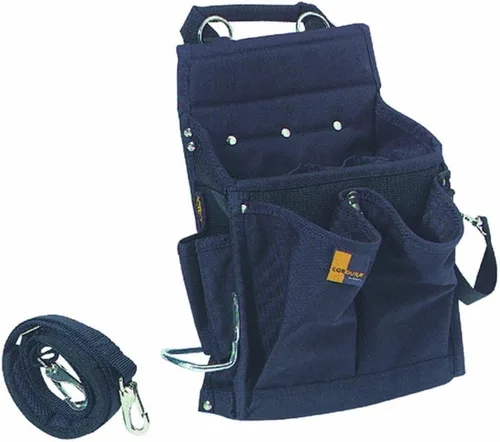 CLC Custom Leathercraft 5508 Professional Electricians Tool Pouch, 20 Pocket,Black