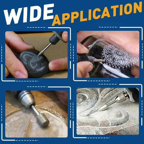 Vista 3 de 20Pcs 120 Grit Diamond Grinding Bits Compatible with Dremel Rotary Tool with 1/8" Shank Diamond Drill Bits for Stone Glass Carving Engraving DIY