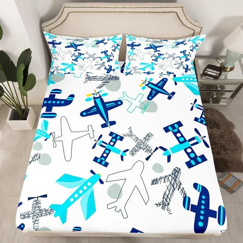 Vista 28 de Sábana bajera ajustable de la Torre Eiffel, juego de ropa de cama de construcción de la ciudad de París, juego de sábanas doradas y negras, sábana