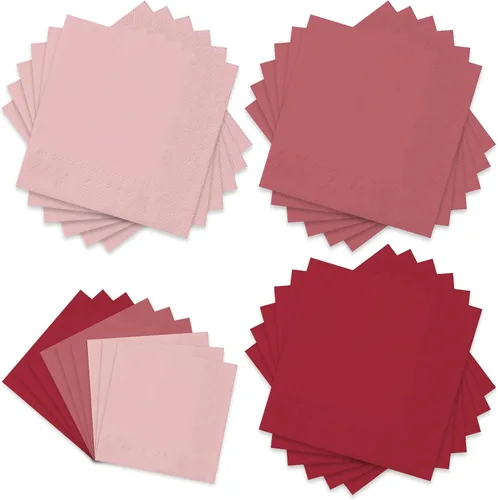 Vista 18 de Whaline Paquete de 150 Servilletas de Papel Azules de 6.5 x 6.5 Pulgadas, 3 Colores, Servilletas de Almuerzo con Temática Azul, Servilletas de Papel