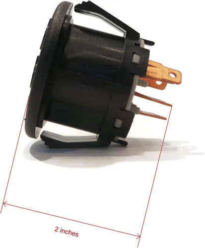 Vista 3 de Interruptor de arranque de encendido y llave para John Deere D100 D105 D110 D120 D125 D130 D140