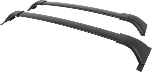 Vista 9 de CCIYU Barras de techo de automóvil, 2 barras, compatibles con Toyota para Venza 2021-2023, barras transversales de equipaje negras, barras