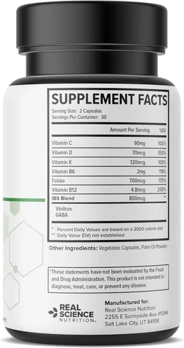 Vista 2 de Real Science Nutrition Ofrece milagro intestinal: solución natural para la salud intestinal, malestar abdominal, fórmula del intestino inferior