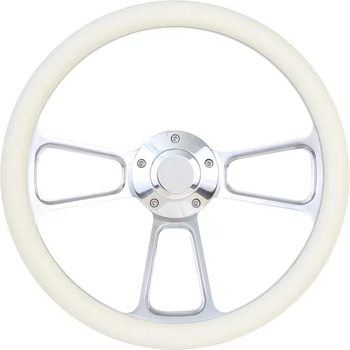 Vista 11 de 14" foreversharp Billet Aluminio Negro Mitad Wrap muscular Volante