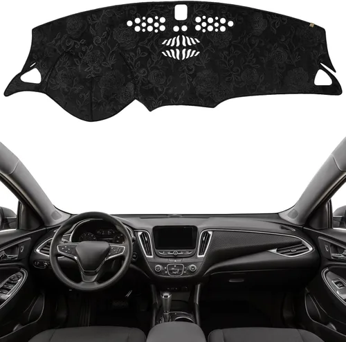 Vista 50 de KEYOOG Cubierta de tablero Tapete de salpicadero Compatible con Chevy Cruze 2015-2011 (para transmisión en la izquierda), Alfombra de salpicadero