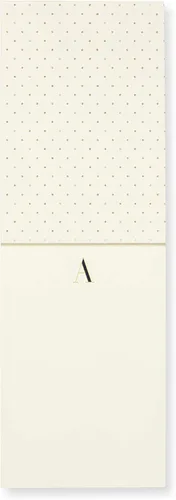 Vista 3 de Kate Spade New York Bloc de notas inicial con 100 páginas, N (amarillo)