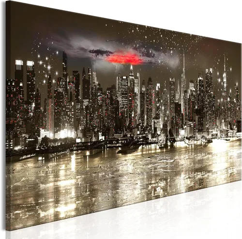 artgeist - Lienzo texturizado para pared, 35 x 12 pulgadas - Impresión en lienzo para pintar - Textura de gel acrílico - Imagen de obra de arte -