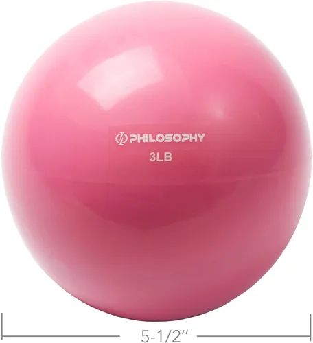 Vista 4 de Philosophy Gym - Pelota tonificante - Mini pelota medicinal con peso suave