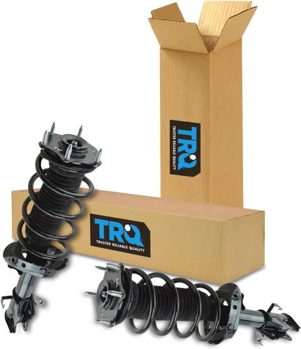 Vista 62 de TRQ - Conjunto de puntal delantero y resorte helicoidal (lados del conductor y del pasajero), para auto