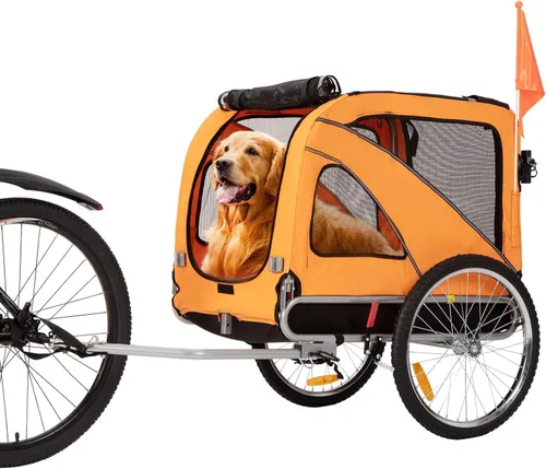 Vista 8 de Bike Trailer Coupler Attachment Hitch Quick Release Steel Linker Bicycle Trailer Hitch Adapter Attachment